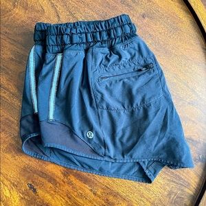 Lululemon Black Running Shorts Size 6